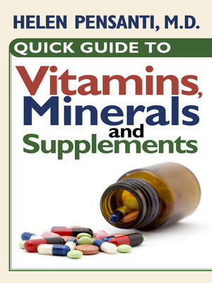 cover image of Quick Guide to Vitamins, Minerals and Supplements